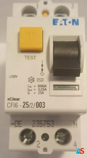Wyłącznik różnicowoprądowy 2P 25A 235753