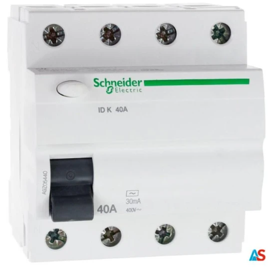 Wyłącznik różnicowoprądowy 4P 4 0A 0,03A A9Z05440