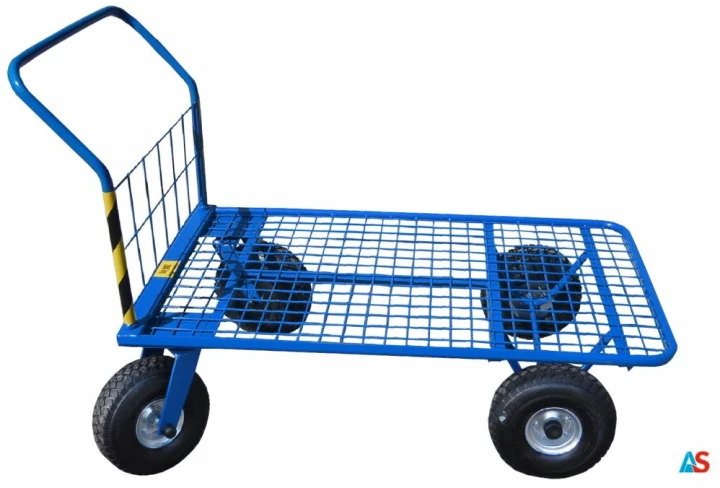 Wózek platformowy Stach III z podłogą z siatki