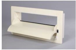 Wlot powietrza ZWN 1500/D/B z przedłużonym skrzydełkiem i aluminiową dźwignią z boku.