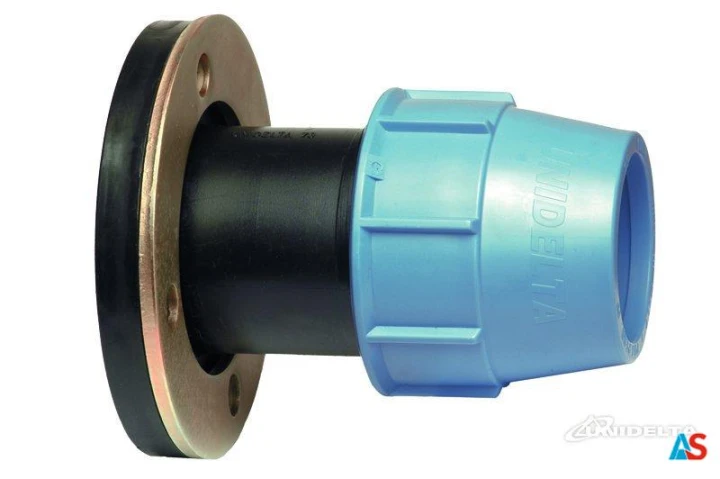 Złączka przelotowa z kołnierzem PE 90 x 3