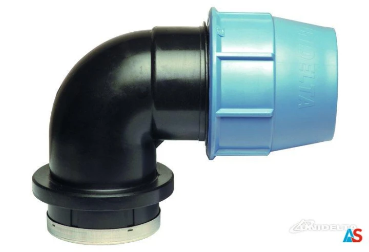 Kolano PE z gwintem wewnętrznym 63 x 6/4