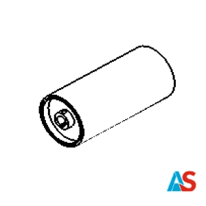 WALEC NAPĘDU (GUMOWY) SZEROKOŚĆ 260 MM, CZARNY