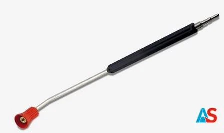 Lanca zraszająca VA 1800 mm zagięta pod kątem 15 °, złączka KEW Dysza kontrolna czerwona 1/4 