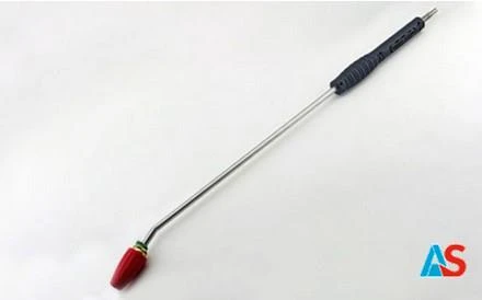 Lanca zraszająca ze stali nierdzewnej 1800 mm zagięta pod kątem 15 °, złączka KEW, dysza obrotowa L05 1/4 