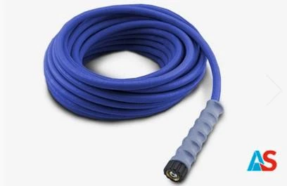 EHRLE Wąż wysokociśn. 30 m, HSC M22x1,5, DN08, 315 bar, niebieski z 1 końcówką, dla przemysłu spożywaczego