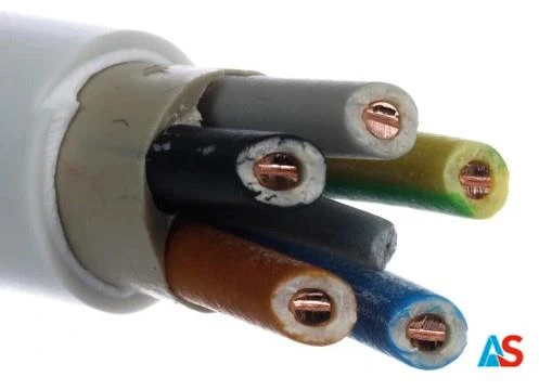 Przewód instalacyjny YDY 5x1,5 żo 450/750V