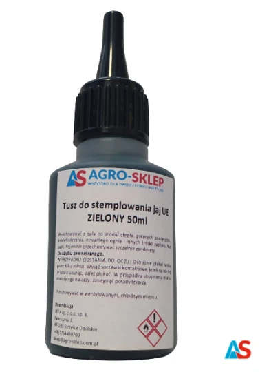 Tusz do stemplowania jaj 50ml PL - zielony*