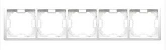 Ramka 5- krotna biały BMR5/11