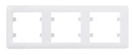 HAGER LUMINA2 Ramka potrójna pozioma biała WL5230