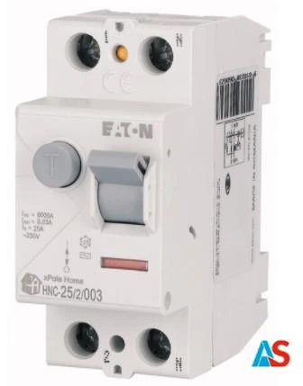 EATON Wyłącznik różnicowoprądowy 2P 25A 0,03A typ AC xPole Home HNC-25/2/003 194690