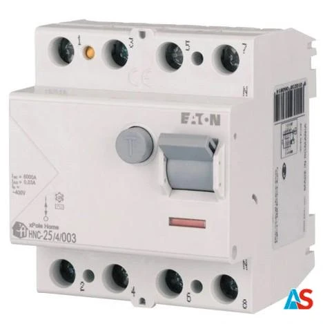 EATON Wyłącznik różnicowoprądowy 4P 25A 0,03A typ AC xPole Home HNC-25/4/003 194693