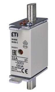 ETI Wkładka bezpiecznikowa KOMBI NH00C 32A gG/gL 500V WT-00C 004181208