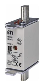 ETI Wkładka bezpiecznikowa KOMBI NH00C 80A gG/gL 500V WT-00C 004181213