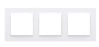 Simon 10 Ramka potrójna biała CR3/11