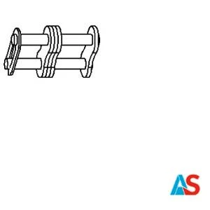 Klamra zamykająca łańcuch, podwójna, 5/8`