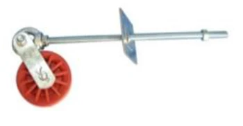 Bloczek nylonowy 3,5” wzmocniony ze szpilką