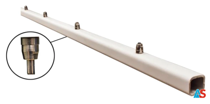 Rura do linii wody kwadratowa z 15 smoczkami