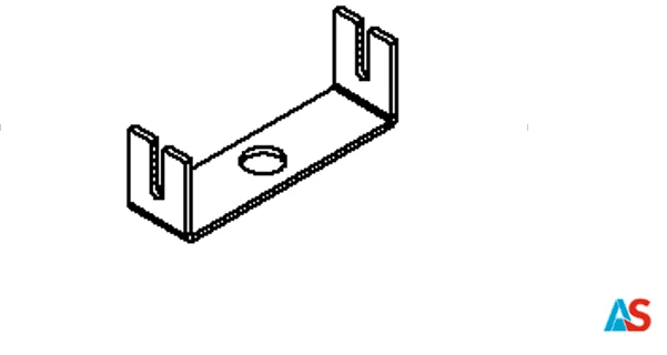 Łącznik nóżki ze środkiem rusztu 1150 mm