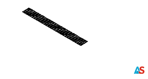 Panel z siatki drucianej 2299*254*4 Aluzink