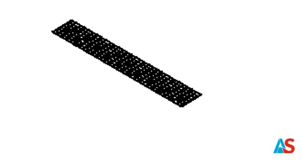 Panel z siatki drucianejl 2299x354x4mm ocynk.