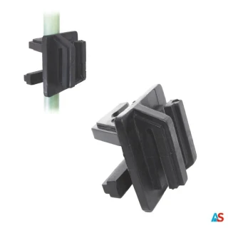 Izolator zatrzaskowy fi 10 do taśmy i drutu po 25 szt.