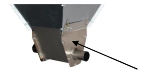 Kosz dolny kosza paszowego - stal nierdzewna