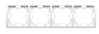 Simon Basic Standard Ramka poczwórna biała BMR4/11