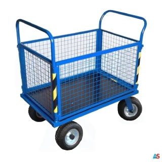 Wózek platformowy Stach V zabudowany siatką