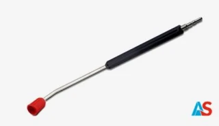 Lanca zraszająca VA 1500 mm zagięta pod kątem 15 °, nypel KEW, osłona dyszy czerwona 1/4 