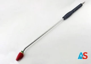 Lanca zraszająca ze stali nierdzewnej 1200 mm zagięta pod kątem 15 °, złączka KEW, dysza obrotowa L150 1/4 