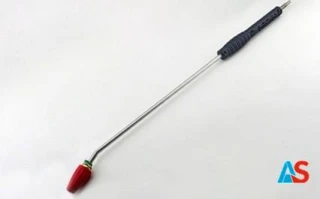 Lanca zraszająca ze stali nierdzewnej 1500 mm wygięta pod kątem 15 °, złączka KEW, dysza obrotowa L050 1/4 