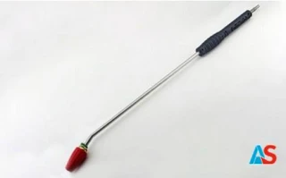 Lanca zraszająca ze stali nierdzewnej 2000 mm wygięta pod kątem 15 °, złączka KEW, dysza obrotowa L150 1/4 