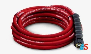 EHRLE Wąż wysokociśn. 15m DN06 z ochroną przed zginaniem po jednej stronie, 250bar,150'C HSC M22x1,5