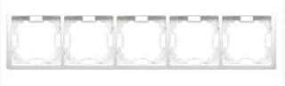 Ramka 5- krotna biały BMR5/11