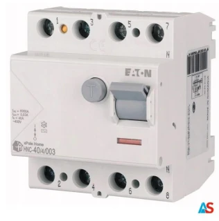 EATON Wyłącznik różnicowoprądowy 4P 40A 0,03A typ AC xPole Home HNC-40/4/003 194694
