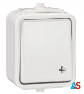 CEDAR Łącznik krzyżowy hermetyczny IP44 10A biały WNt-700C WNT700C01