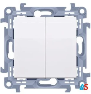 Simon 10 Łącznik świecznikowy 10AX IP20 biały CW5.01/11