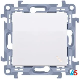 Simon 10 Łącznik schodowy 10AXbiały CW6.01/11