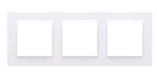 Simon 10 Ramka potrójna biała CR3/11