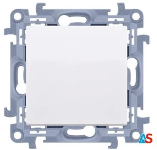 Simon 10 Przycisk pojedynczy biały CP1.01/11