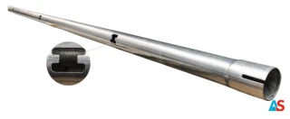 Rura ocynkowana, 3 otwory, fi 45