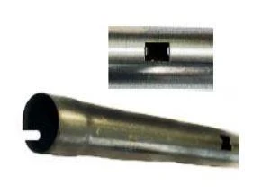 Rura ocynkowana, 2 otwory, fi 45, grubość 1,25mm