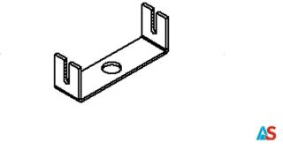 Łącznik nóżki ze środkiem rusztu 1150 mm