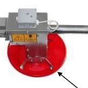 Karmidło kontrolne Ø 45 dla indyków, INOX