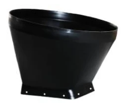 Pojedyńczy kosz plastikowy pod silos