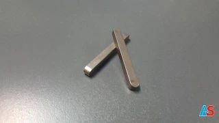 Klin metalowy 8x7x70