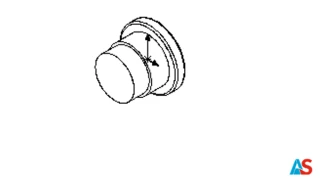 ZB5-AS844 Noodst dr IP65 40mm